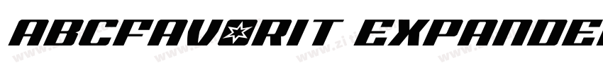 abcfavorit expanded字体转换